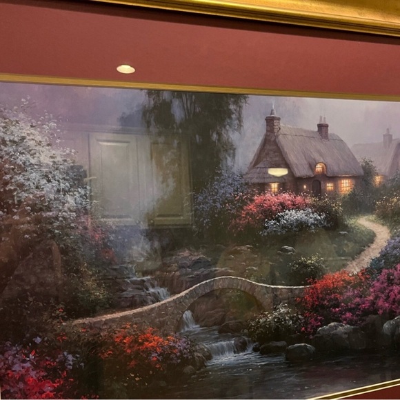 NEW WITH TAGS Thomas Kinkade Framed Print 30.5x40.25” - Picture 3 of 5